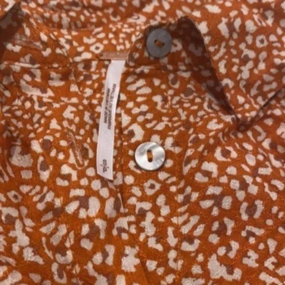 Free People Celia Printed Blouse. S - Picture 8 of 13